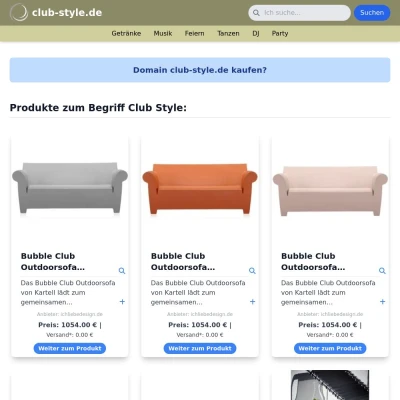 Screenshot club-style.de