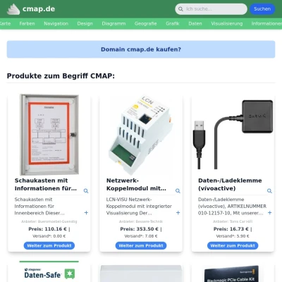 Screenshot cmap.de
