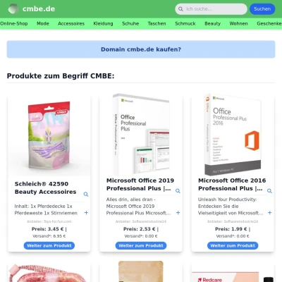 Screenshot cmbe.de