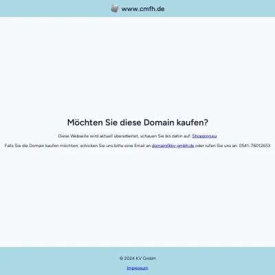 Screenshot cmfh.de