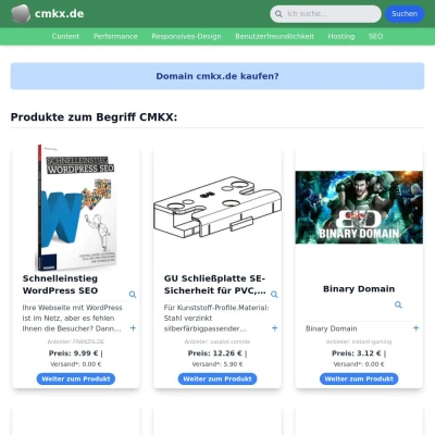 Screenshot cmkx.de