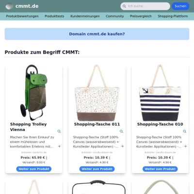Screenshot cmmt.de