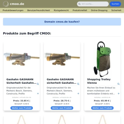 Screenshot cmoo.de