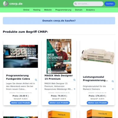 Screenshot cmrp.de