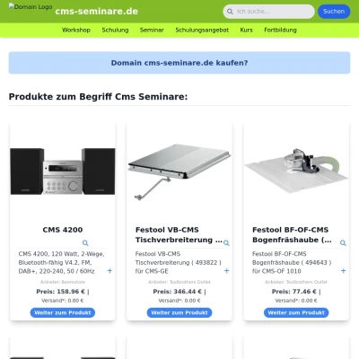 Screenshot cms-seminare.de