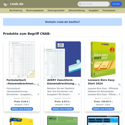 Screenshot cnab.de