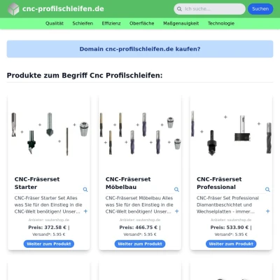 Screenshot cnc-profilschleifen.de