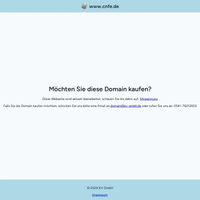 Screenshot cnfe.de