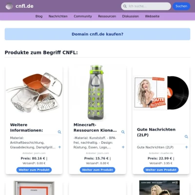 Screenshot cnfl.de