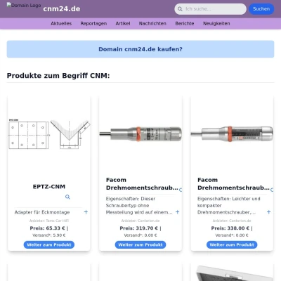 Screenshot cnm24.de
