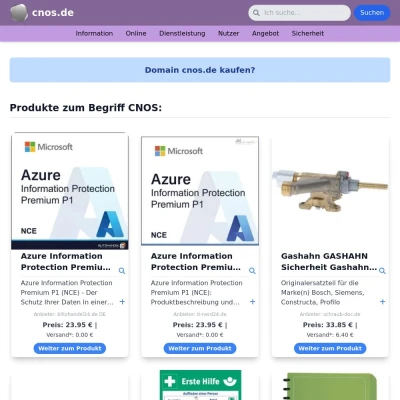 Screenshot cnos.de