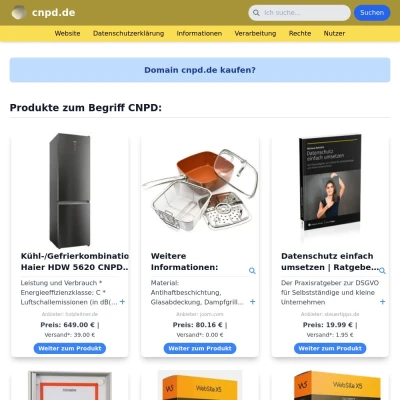 Screenshot cnpd.de