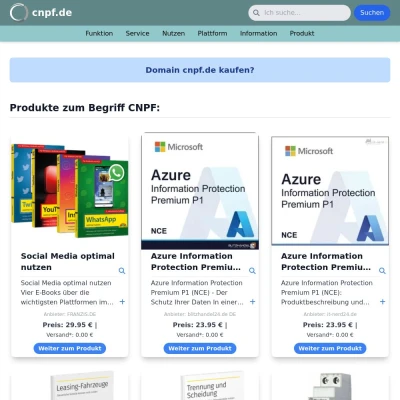 Screenshot cnpf.de