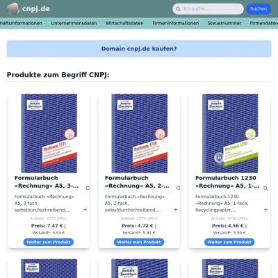 Screenshot cnpj.de