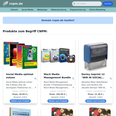 Screenshot cnpm.de