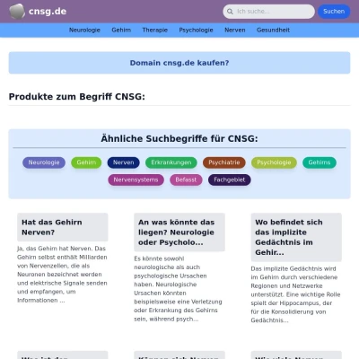 Screenshot cnsg.de