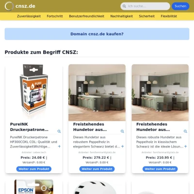 Screenshot cnsz.de