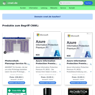 Screenshot cnwl.de