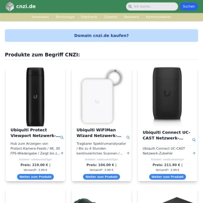 Screenshot cnzi.de