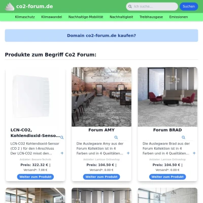 Screenshot co2-forum.de