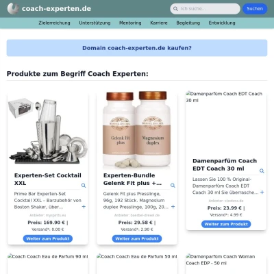 Screenshot coach-experten.de