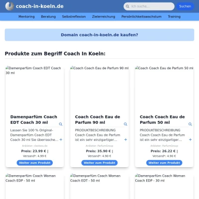 Screenshot coach-in-koeln.de