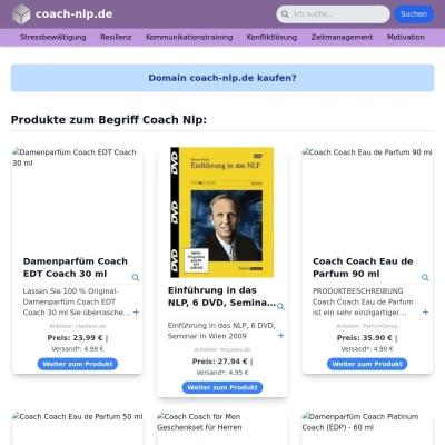 Screenshot coach-nlp.de