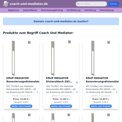 Screenshot coach-und-mediator.de