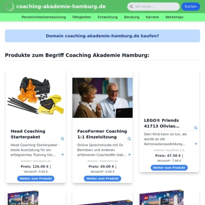 Screenshot coaching-akademie-hamburg.de