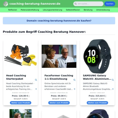 Screenshot coaching-beratung-hannover.de