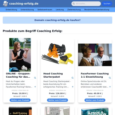 Screenshot coaching-erfolg.de