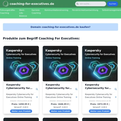 Screenshot coaching-for-executives.de