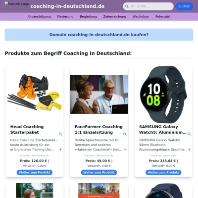 Screenshot coaching-in-deutschland.de