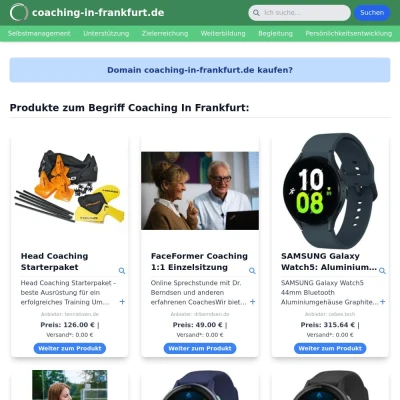 Screenshot coaching-in-frankfurt.de