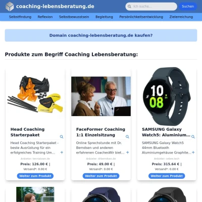 Screenshot coaching-lebensberatung.de