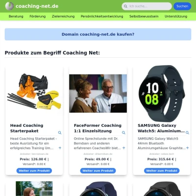 Screenshot coaching-net.de