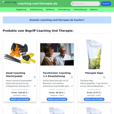 Screenshot coaching-und-therapie.de