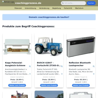 Screenshot coachingprozess.de