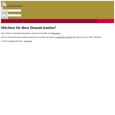 Screenshot coachingwerkstatt.de