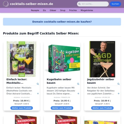 Screenshot cocktails-selber-mixen.de