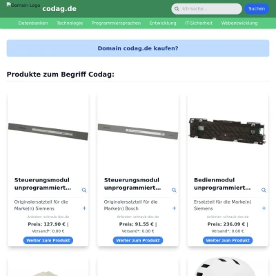 Screenshot codag.de