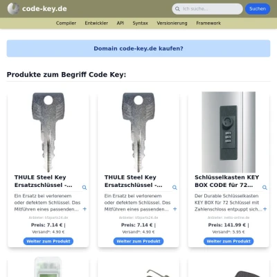 Screenshot code-key.de