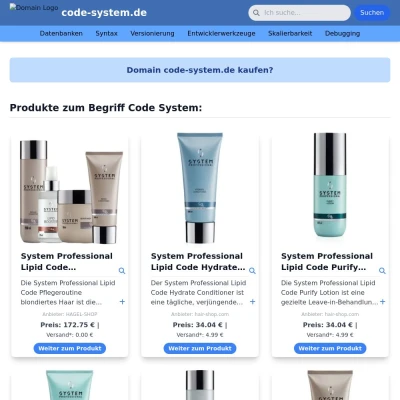 Screenshot code-system.de