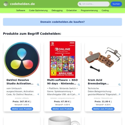 Screenshot codehelden.de