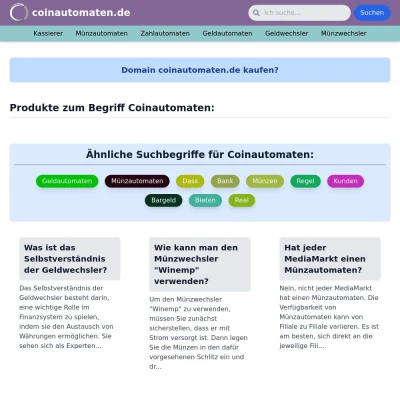 Screenshot coinautomaten.de