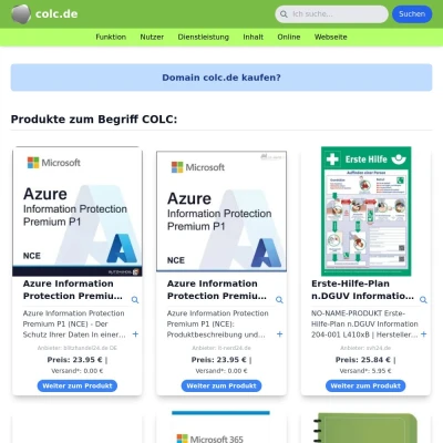 Screenshot colc.de