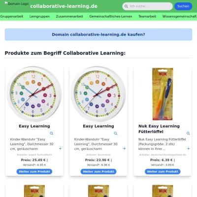 Screenshot collaborative-learning.de