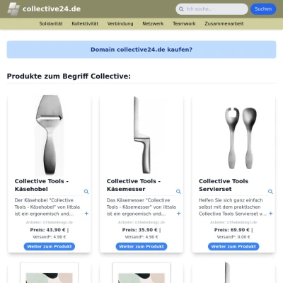 Screenshot collective24.de