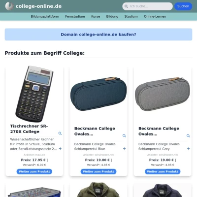 Screenshot college-online.de