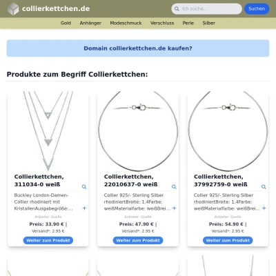 Screenshot collierkettchen.de